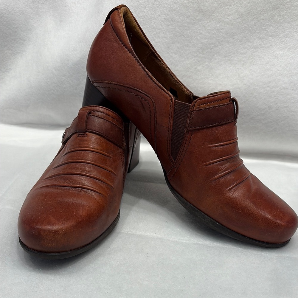 Clarks Brown Ankle Boots
